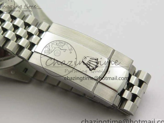 MiroTime 0204 DateJust Smooth Bezel SS Noob 1:1 Best Edition Gray Sticks Dial On Jubilee Bracelet A Packable 3505